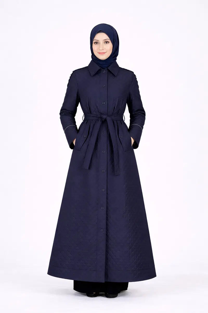 W-26-865 MASSİMO DONNA TRENÇKOT - LACİVERT