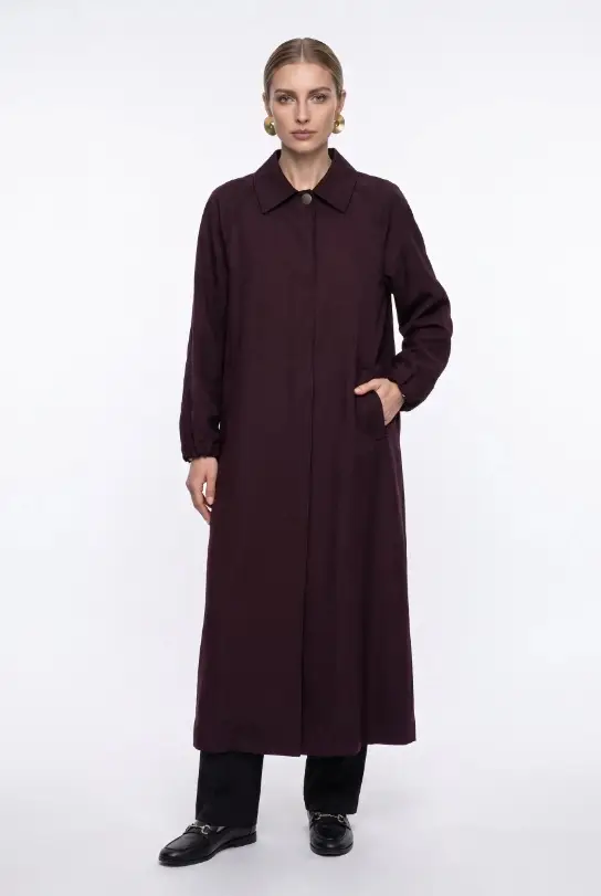 W-27-807 MASSİMO DONNA TRENÇKOT - MÜRDÜM