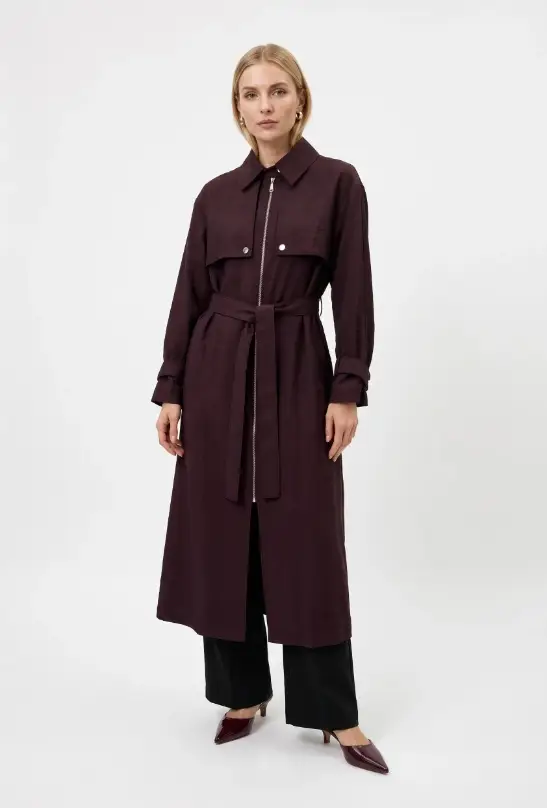 W-27-813 MASSİMO DONNA TRENÇKOT - MÜRDÜM